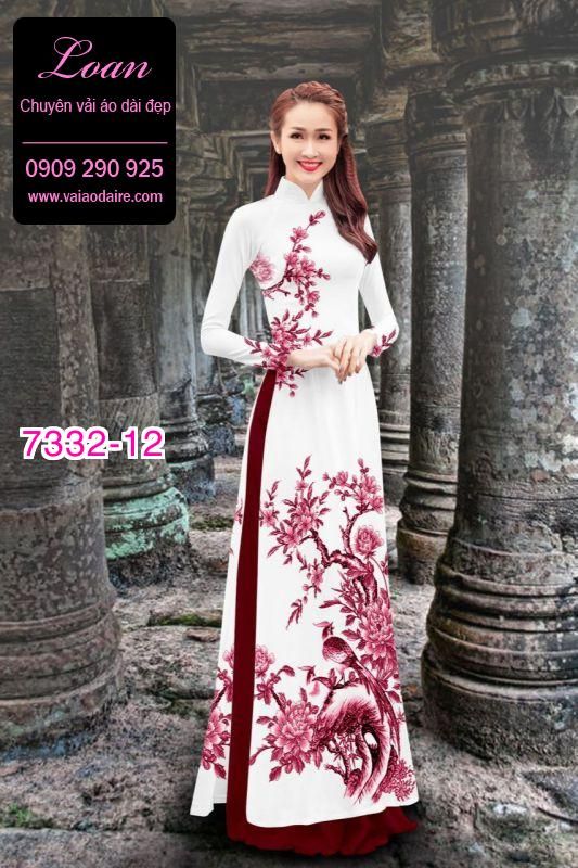 Vải áo dài phong cảnh Vải áo dài phong cảnh