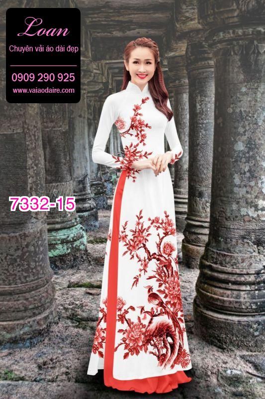 Vải áo dài phong cảnh Vải áo dài phong cảnh