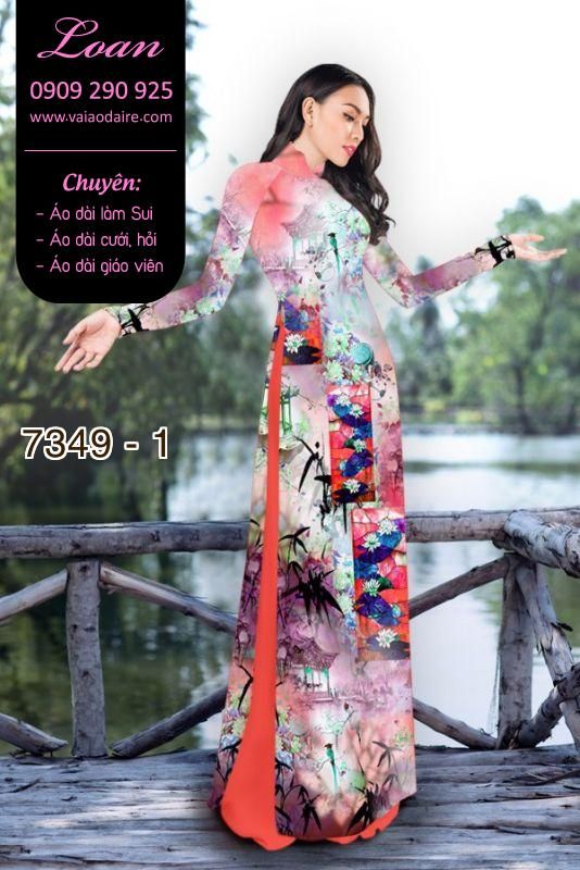 Vải áo dài phong cảnh Vải áo dài phong cảnh