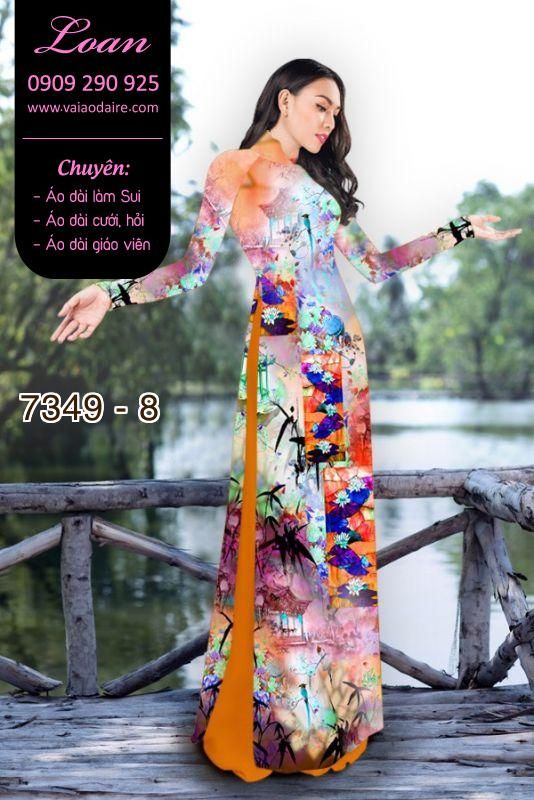 Vải áo dài phong cảnh Vải áo dài phong cảnh
