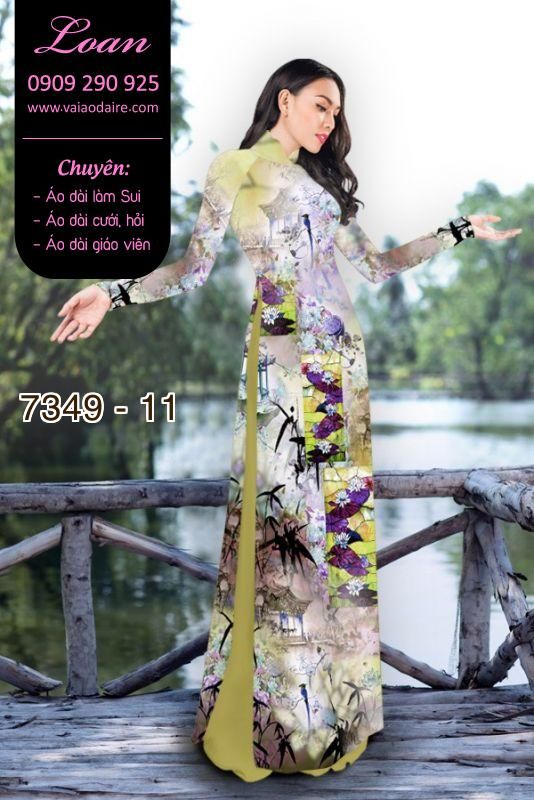 Vải áo dài phong cảnh Vải áo dài phong cảnh