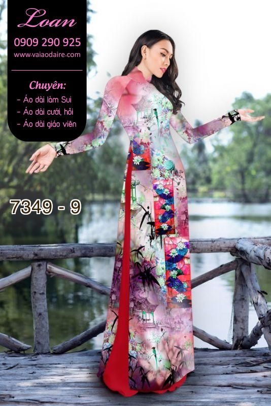 Vải áo dài phong cảnh Vải áo dài phong cảnh