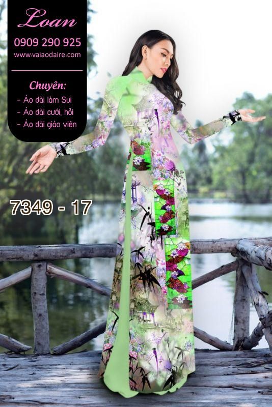 Vải áo dài phong cảnh Vải áo dài phong cảnh
