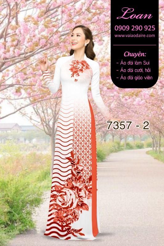 Vải áo dài hoa trên dưới Vải áo dài hoa trên dưới