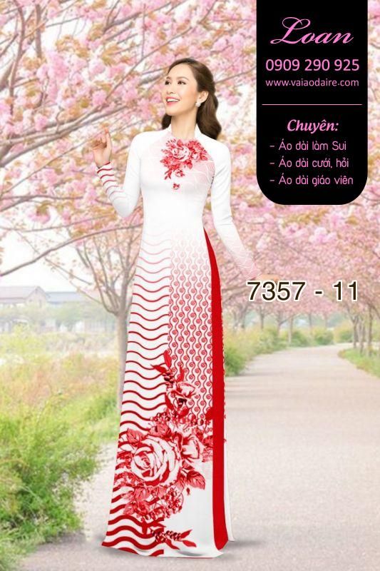 Vải áo dài hoa trên dưới Vải áo dài hoa trên dưới