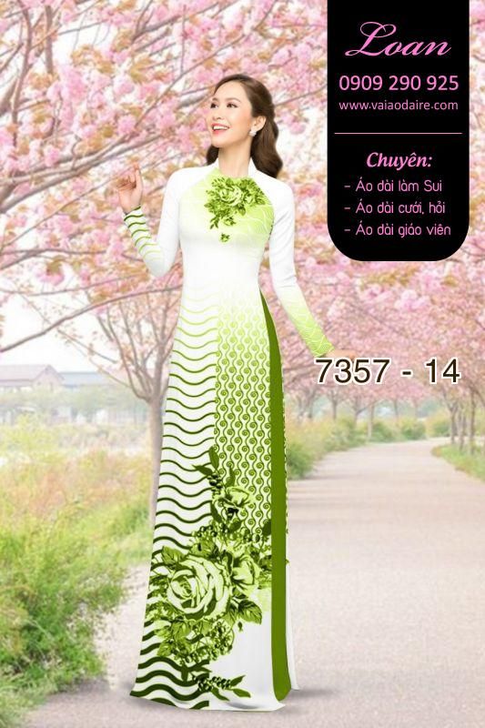 Vải áo dài hoa trên dưới Vải áo dài hoa trên dưới