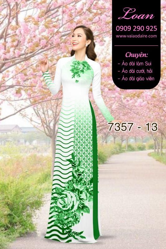 Vải áo dài hoa trên dưới Vải áo dài hoa trên dưới