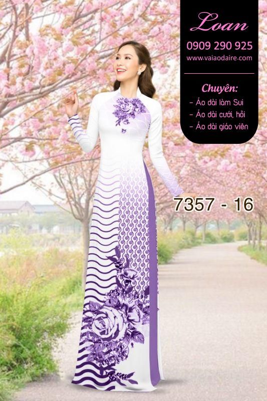 Vải áo dài hoa trên dưới Vải áo dài hoa trên dưới