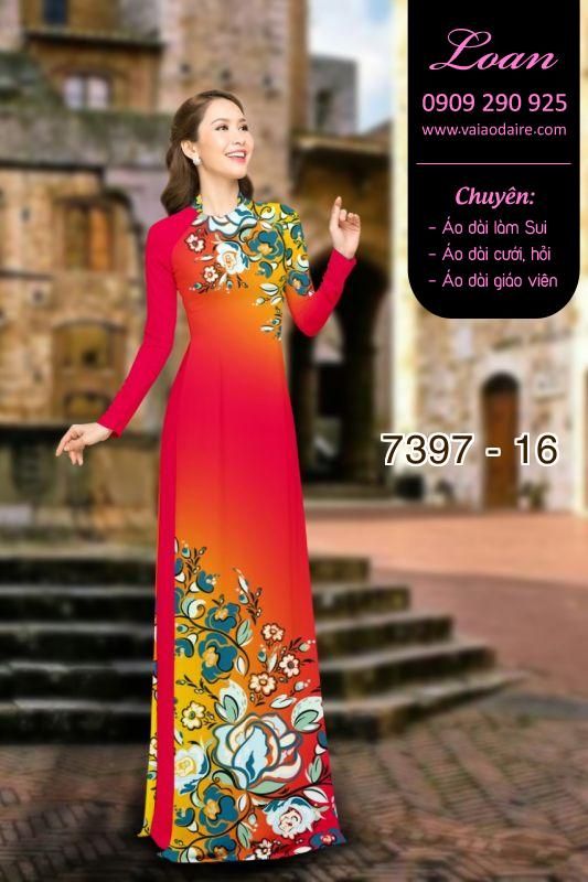 Vải áo dài hoa trên dưới Vải áo dài hoa trên dưới