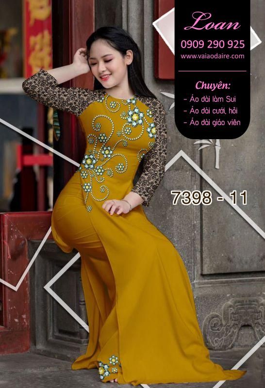 Vải áo dài hoa văn đá quí Vải áo dài hoa văn đá quí