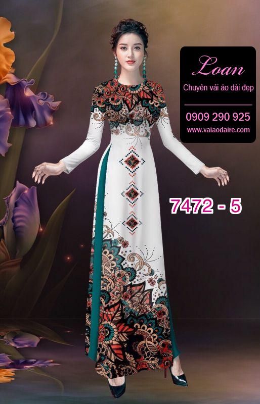 Vải áo dài hoa văn đẹp