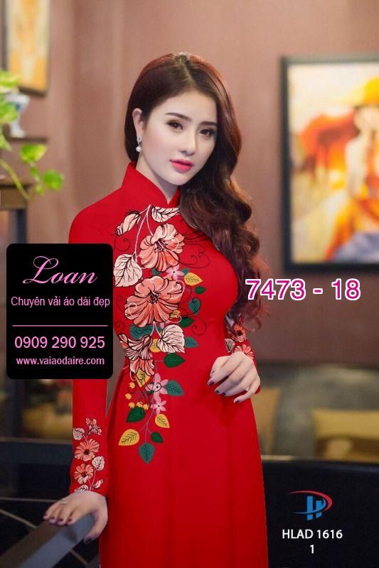 Vải áo dài hoa dây