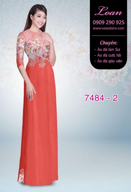 Vải áo dài hoa mờ