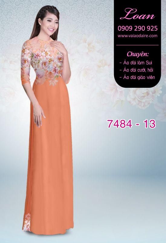 Vải áo dài hoa mờ