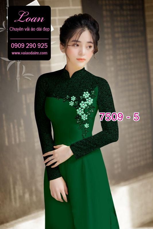 Vải áo dài hoa văn chìm