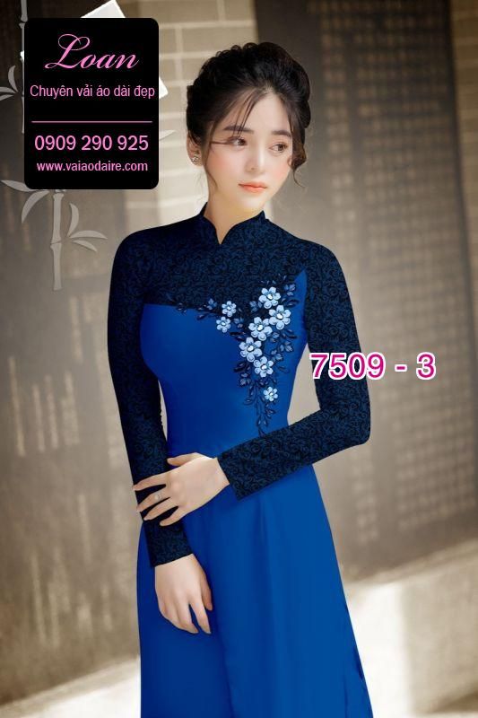 Vải áo dài hoa văn chìm
