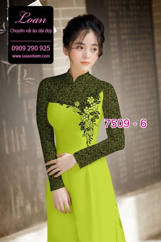 Vải áo dài hoa văn chìm