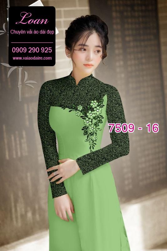 Vải áo dài hoa văn chìm