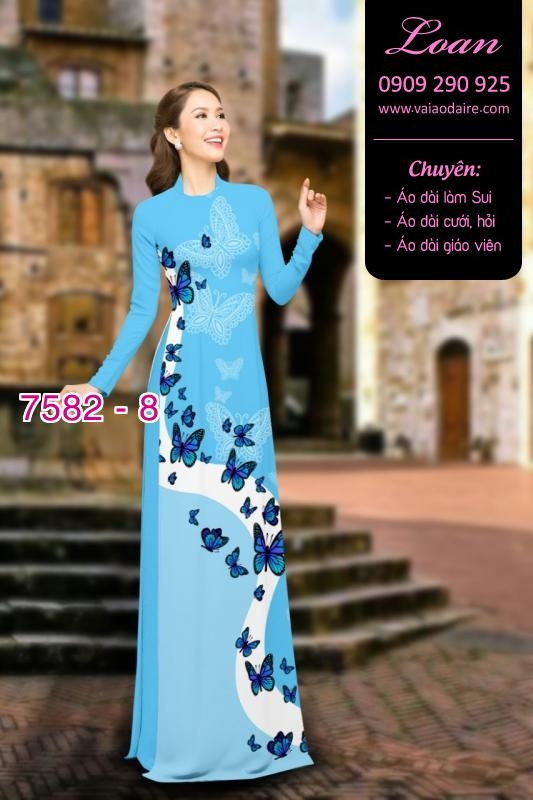 Vải áo dài hoa văn đẹp Vải áo dài hoa văn đẹp