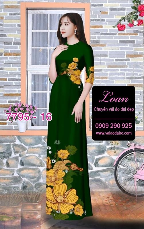 Vải áo dài hoa eo