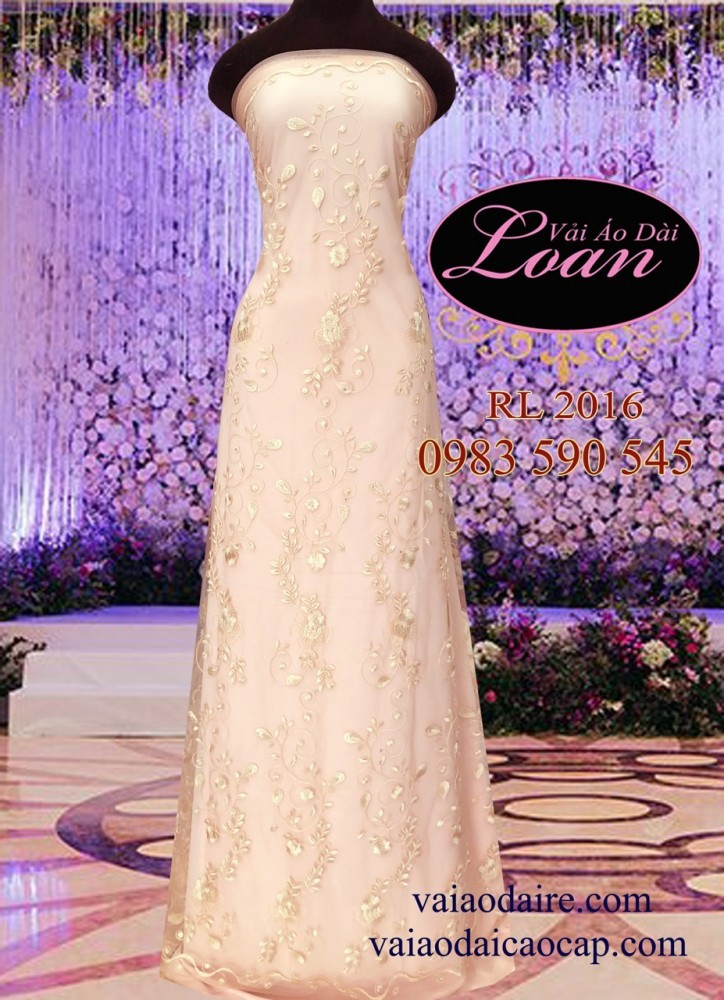 Vải áo dài Ren đẹp, sang trọng.