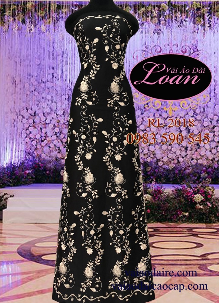 Vải áo dài Ren đẹp, sang trọng.