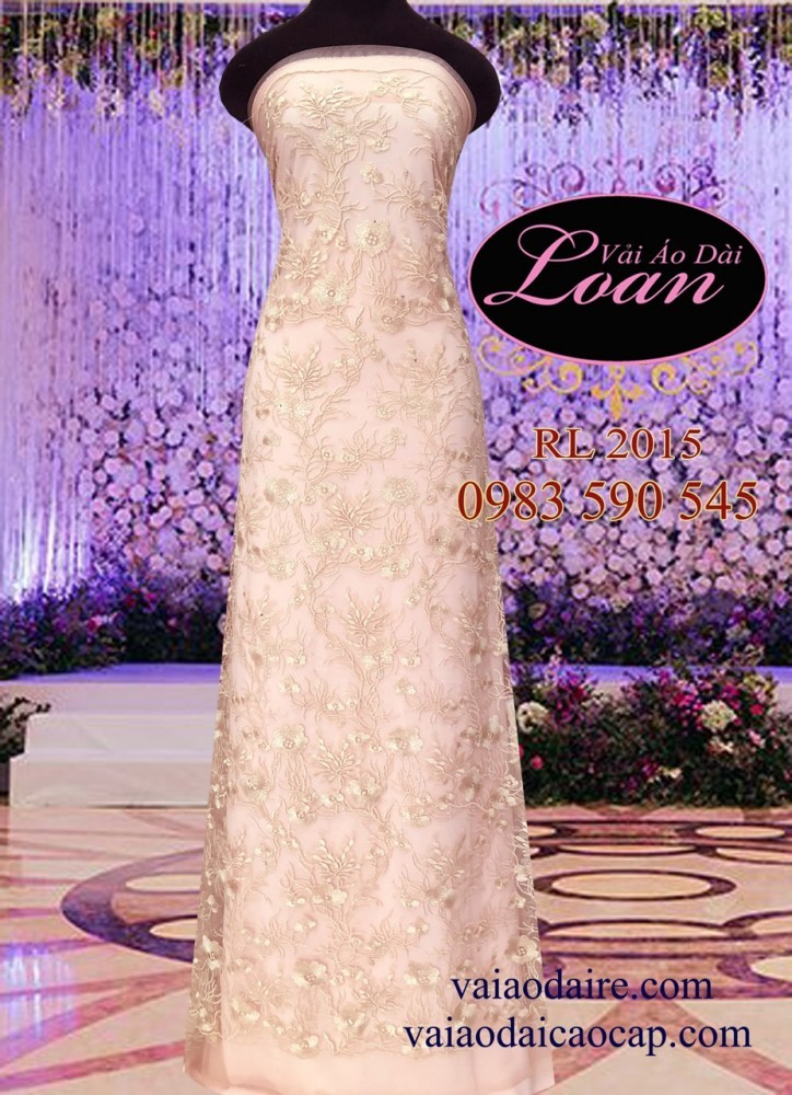 Vải áo dài ren đẹp sang trọng