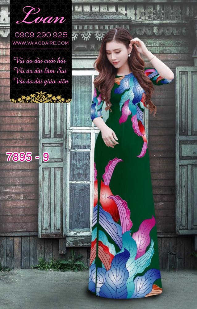 Vải áo dài phong cảnh