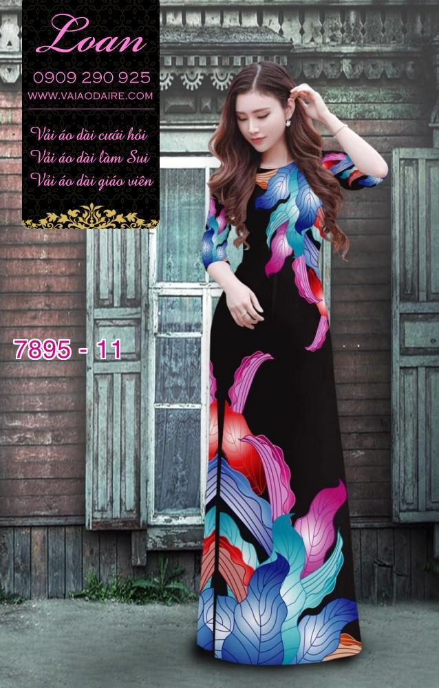 Vải áo dài phong cảnh