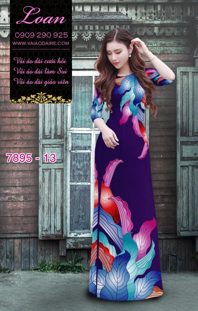 Vải áo dài phong cảnh
