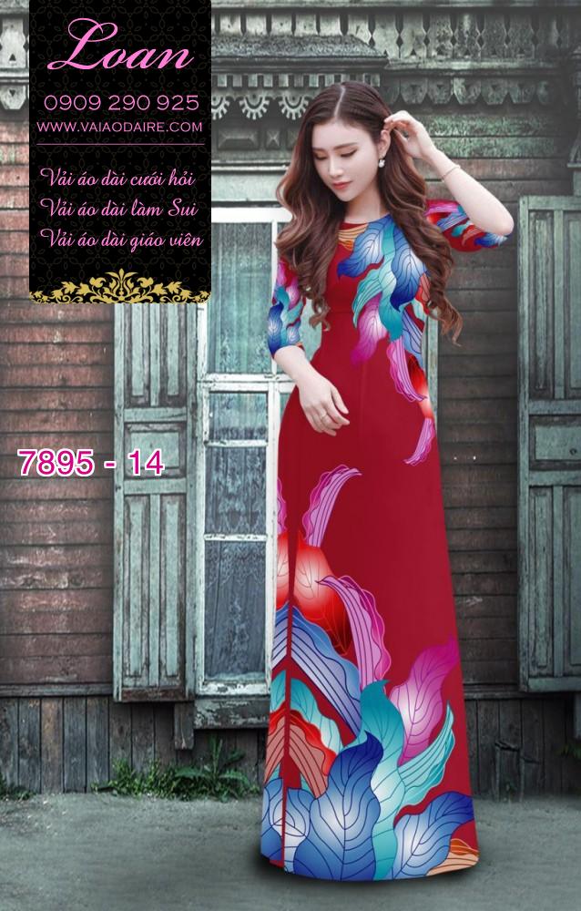 Vải áo dài phong cảnh
