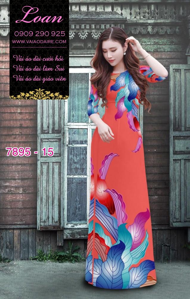 Vải áo dài phong cảnh