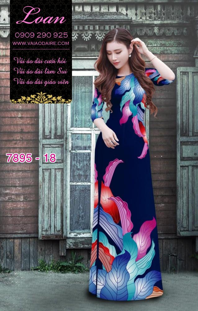 Vải áo dài phong cảnh
