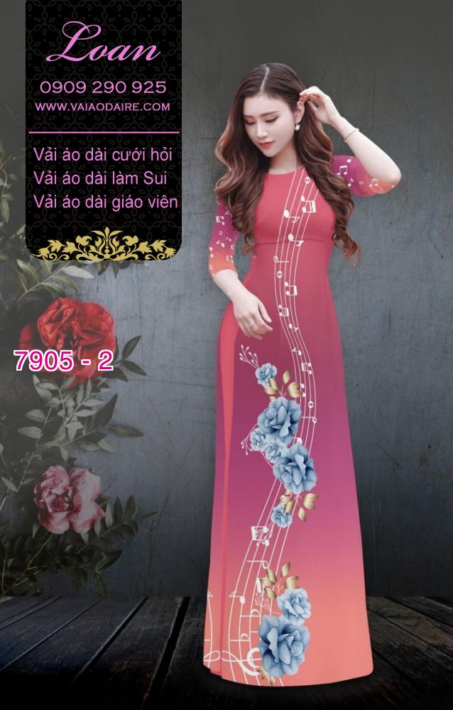 Vải áo dài nốt nhạc