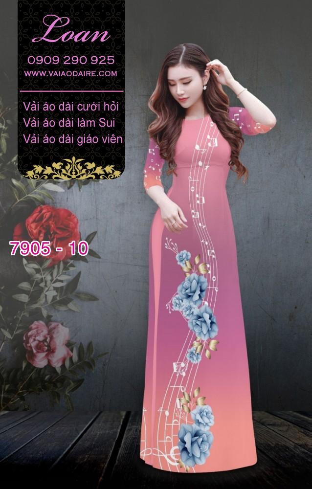 Vải áo dài nốt nhạc