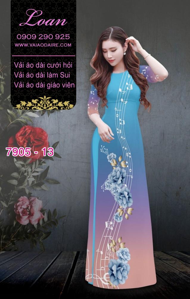 Vải áo dài nốt nhạc