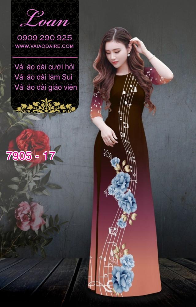 Vải áo dài nốt nhạc