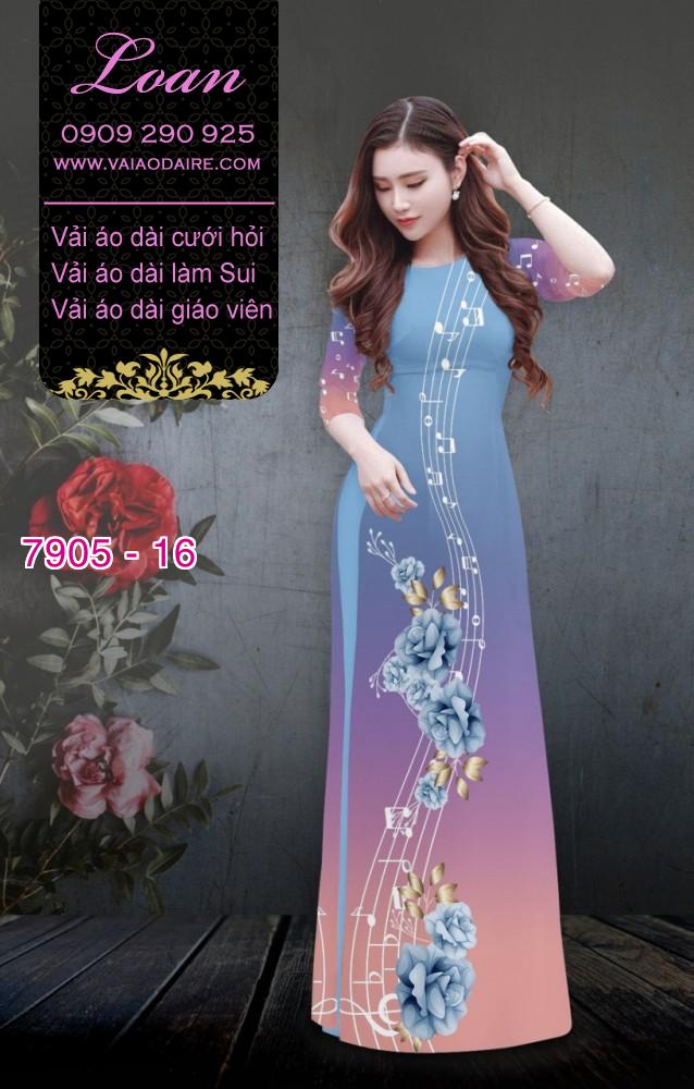 Vải áo dài nốt nhạc