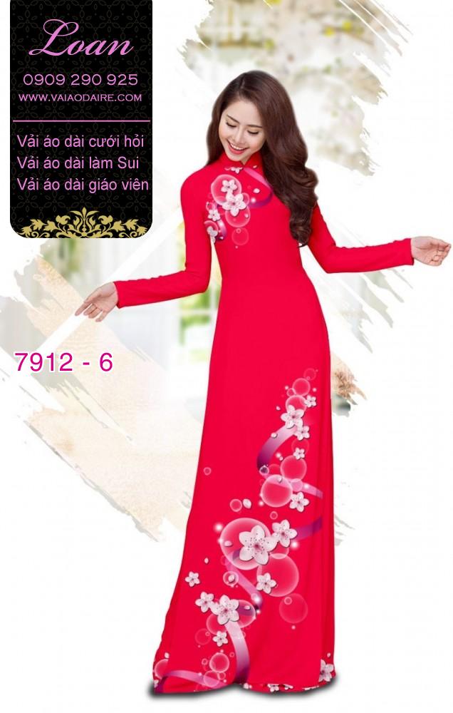 Vải áo dài hoa dây Vải áo dài hoa dây