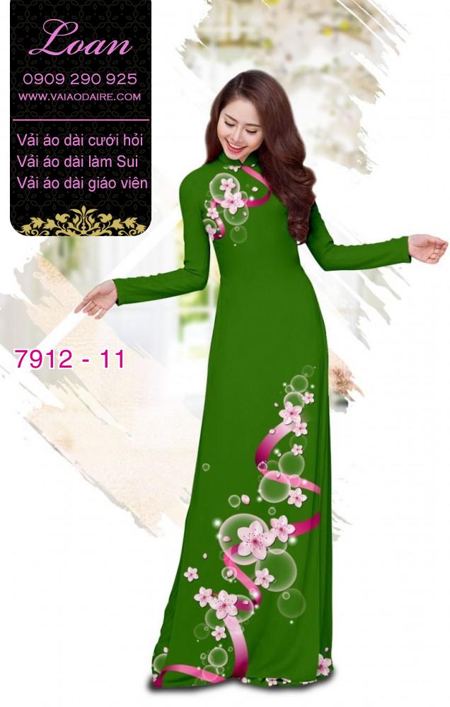 Vải áo dài hoa dây Vải áo dài hoa dây