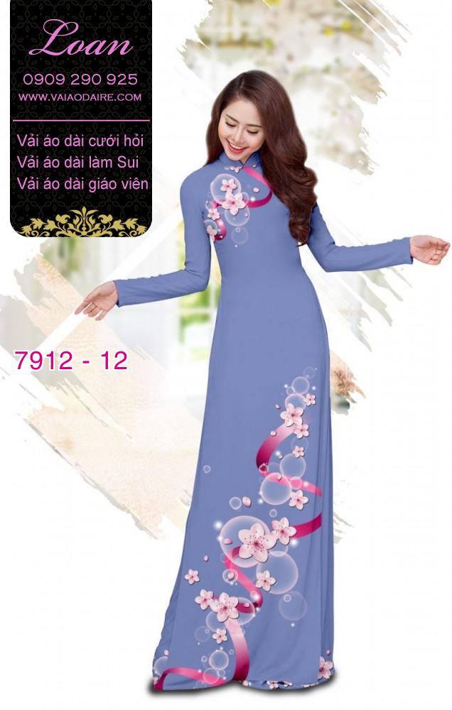 Vải áo dài hoa dây Vải áo dài hoa dây
