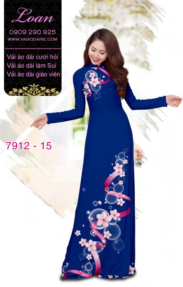 Vải áo dài hoa dây Vải áo dài hoa dây