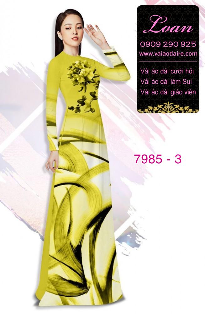 Vải áo dài lập thể
