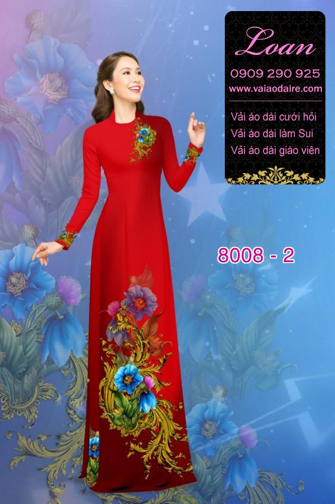 Vải áo dài hoa trên dưới Vải áo dài hoa trên dưới