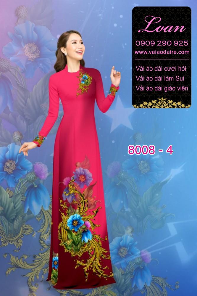 Vải áo dài hoa trên dưới Vải áo dài hoa trên dưới