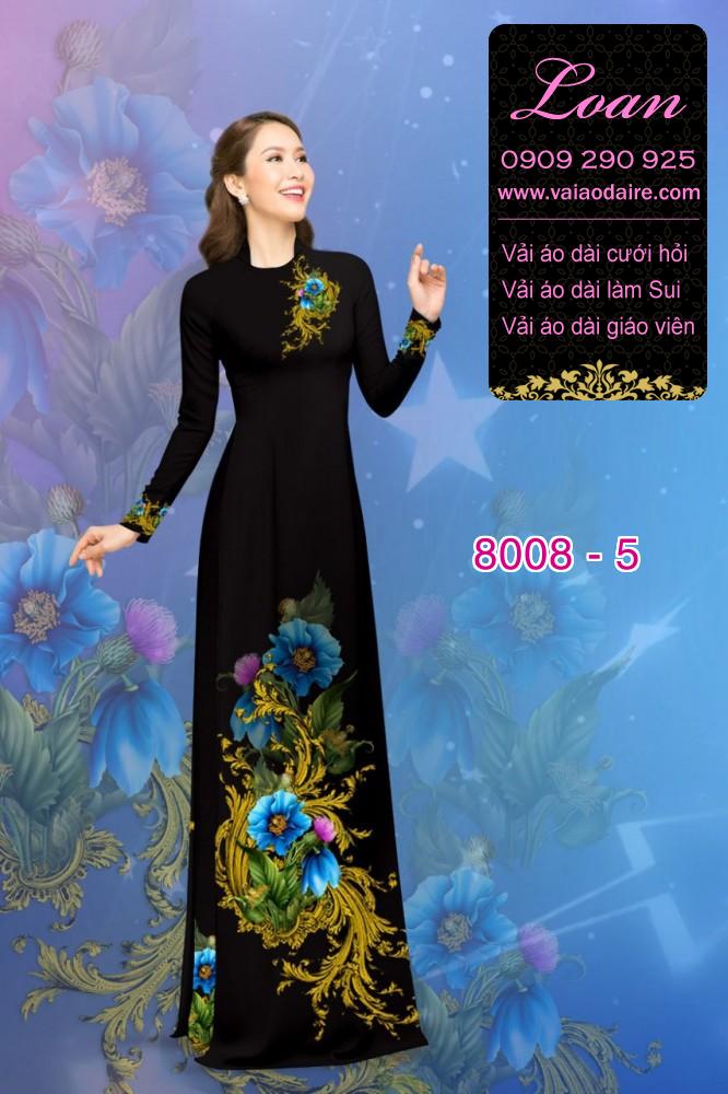 Vải áo dài hoa trên dưới Vải áo dài hoa trên dưới