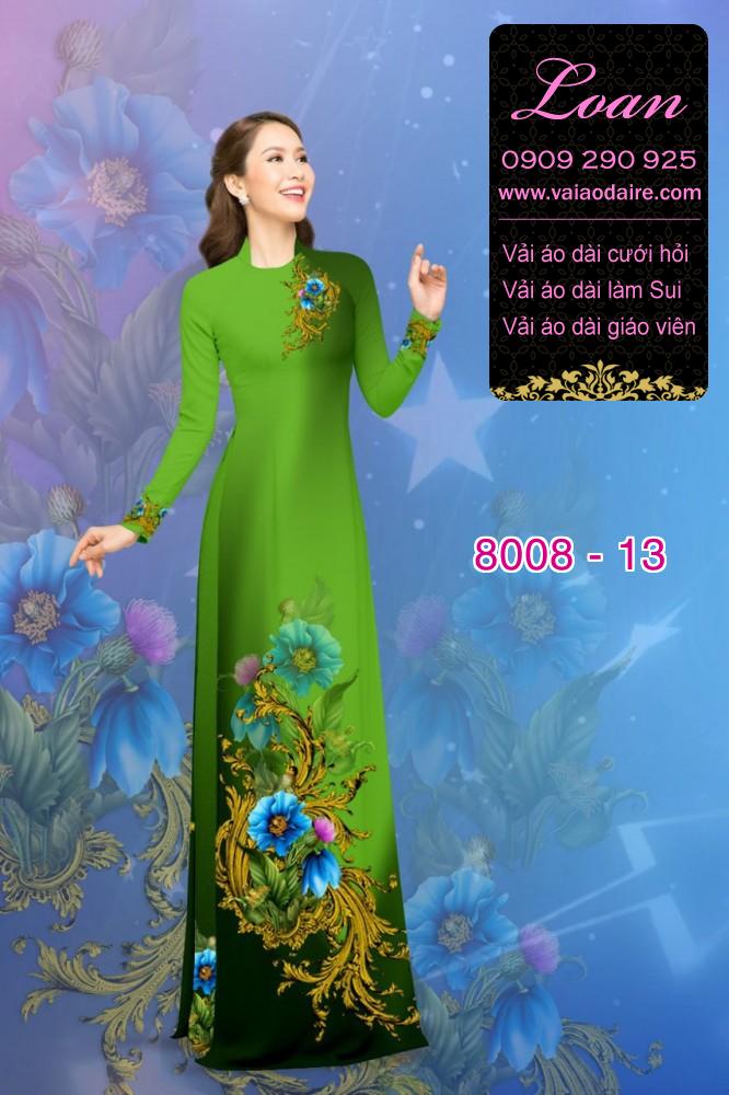 Vải áo dài hoa trên dưới Vải áo dài hoa trên dưới