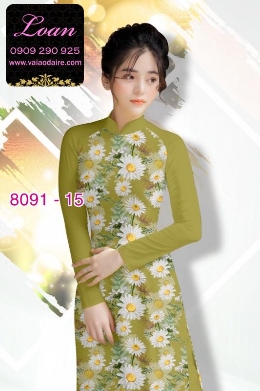 Vải áo dài hoa nhí Vải áo dài hoa nhí