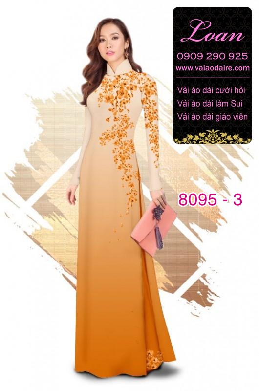 Vải áo dài hoa dây