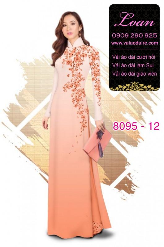 Vải áo dài hoa dây